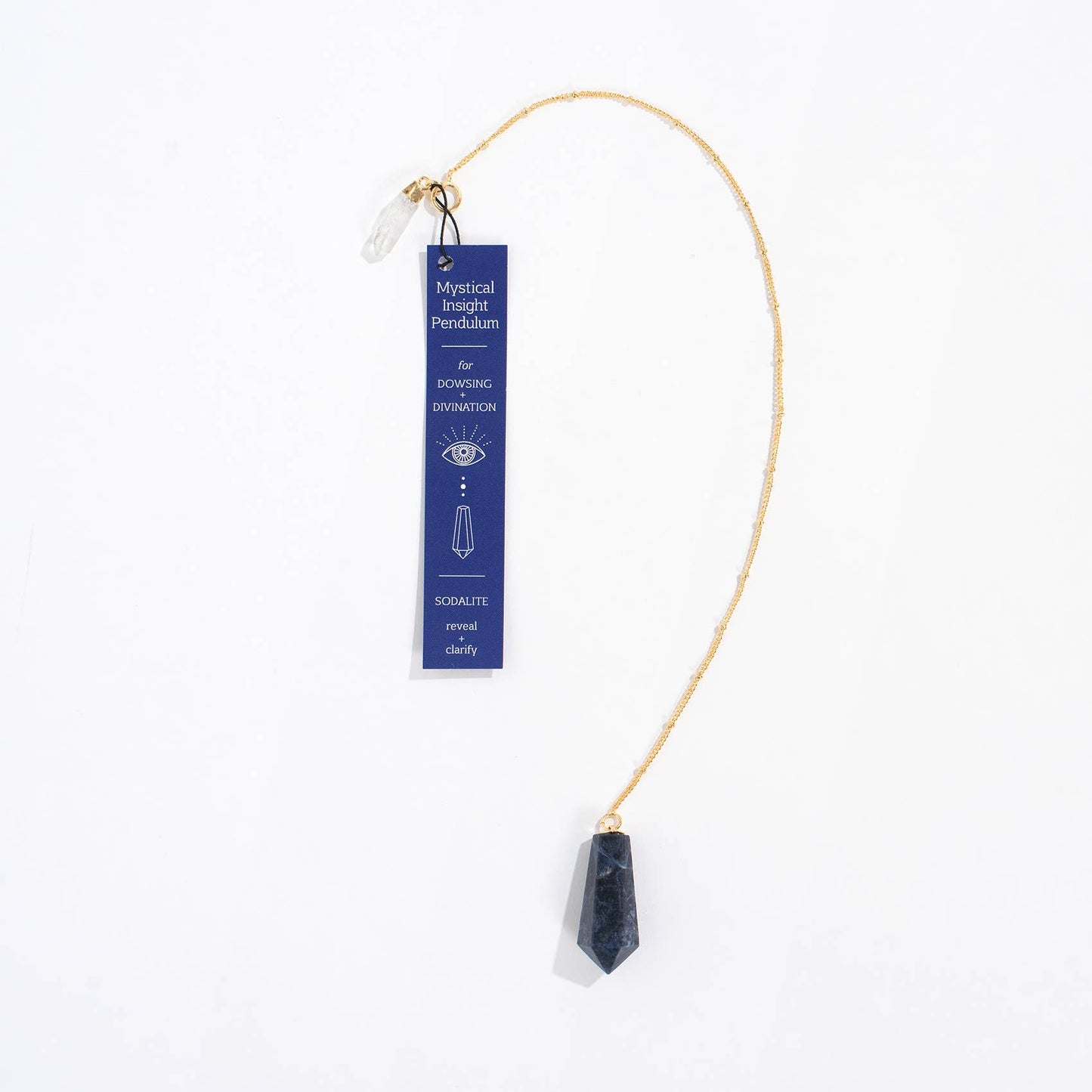 12" Mystical Insight Pendulum | Sodalite Crystal