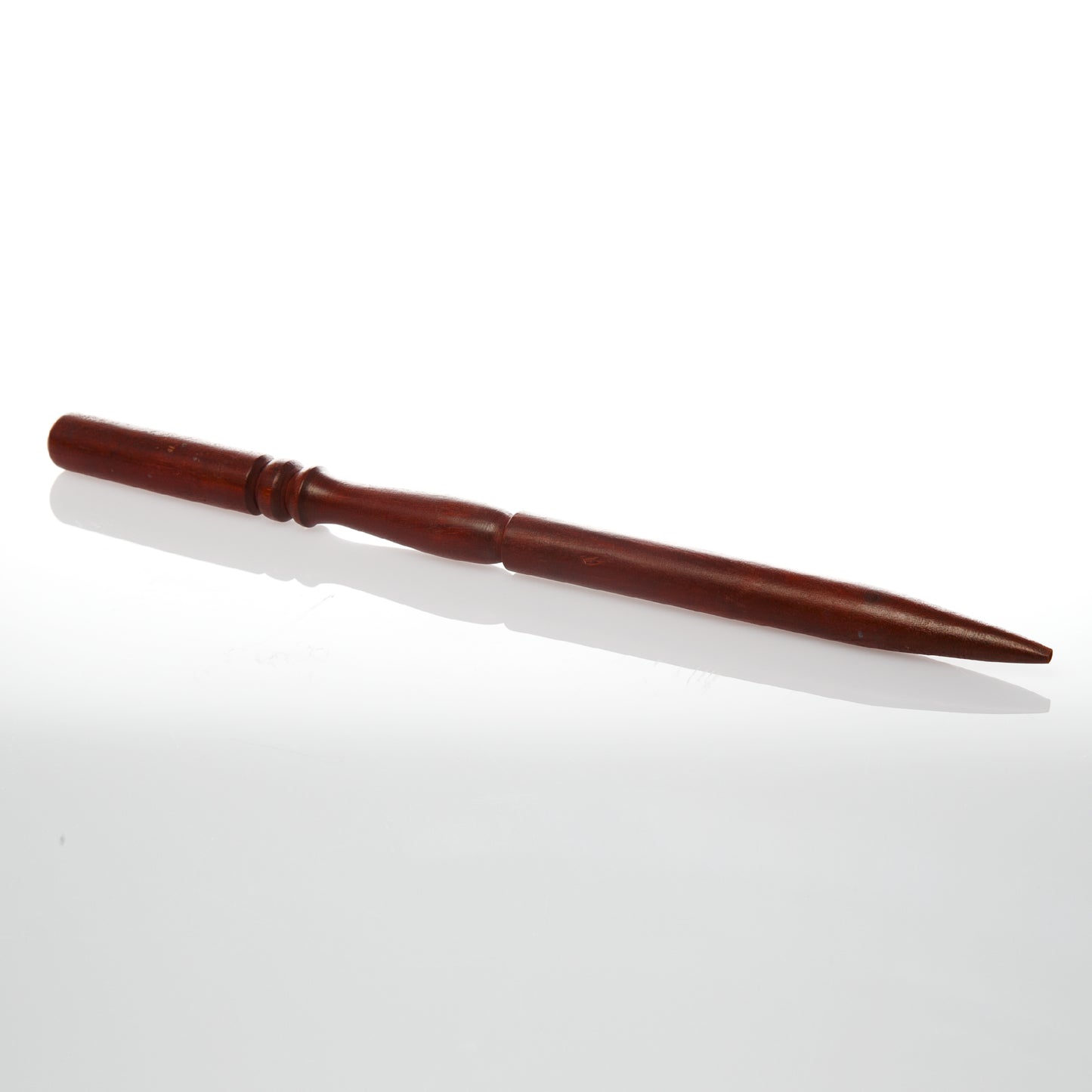 15" Ritual Natural Mango Wood Wand | Red-Brown Wood
