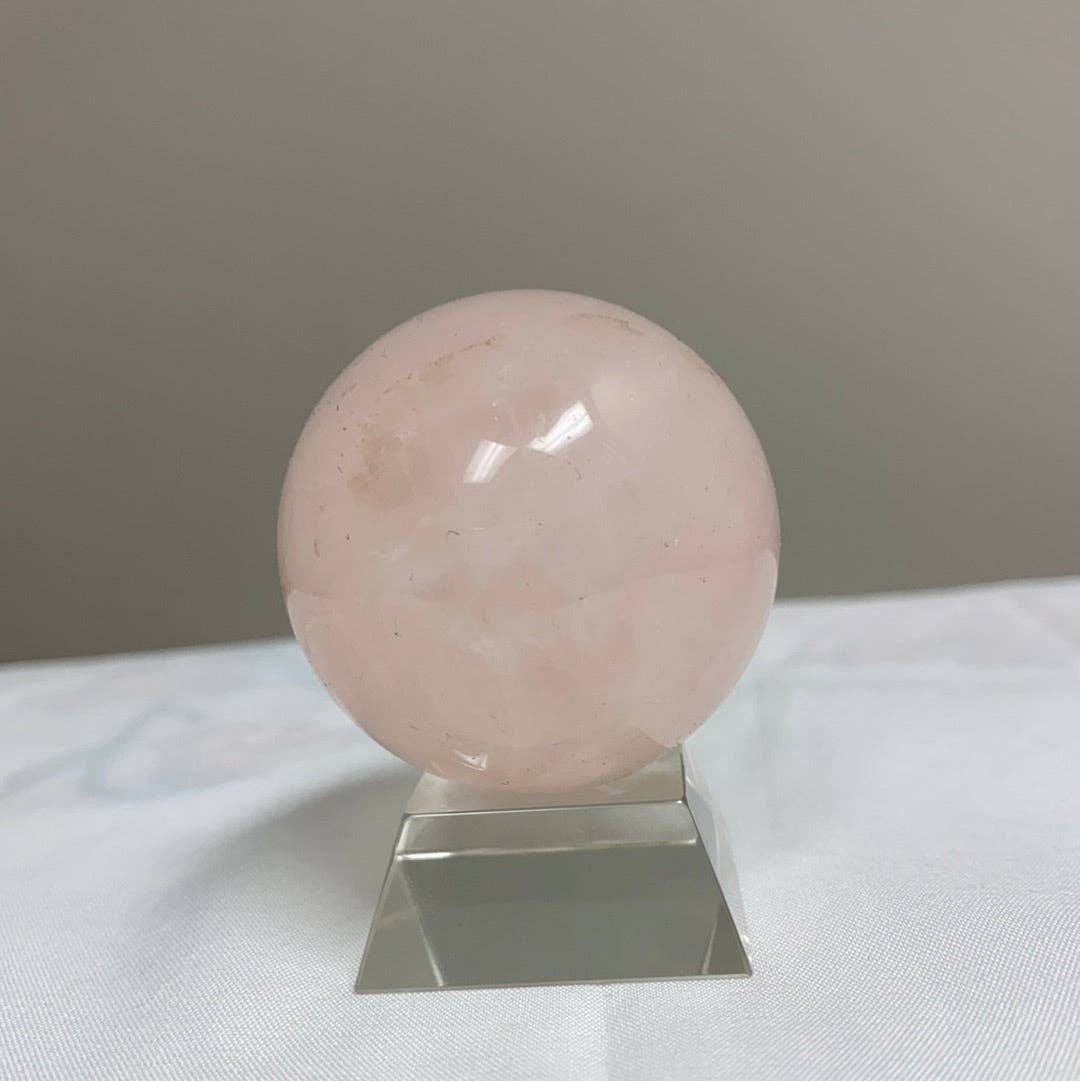 40mm Rose Quartz Crystal Ball