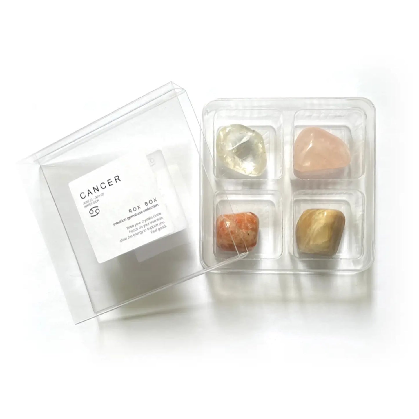 Zodiac Crystal Intention Set - 4 Pack | Cancer