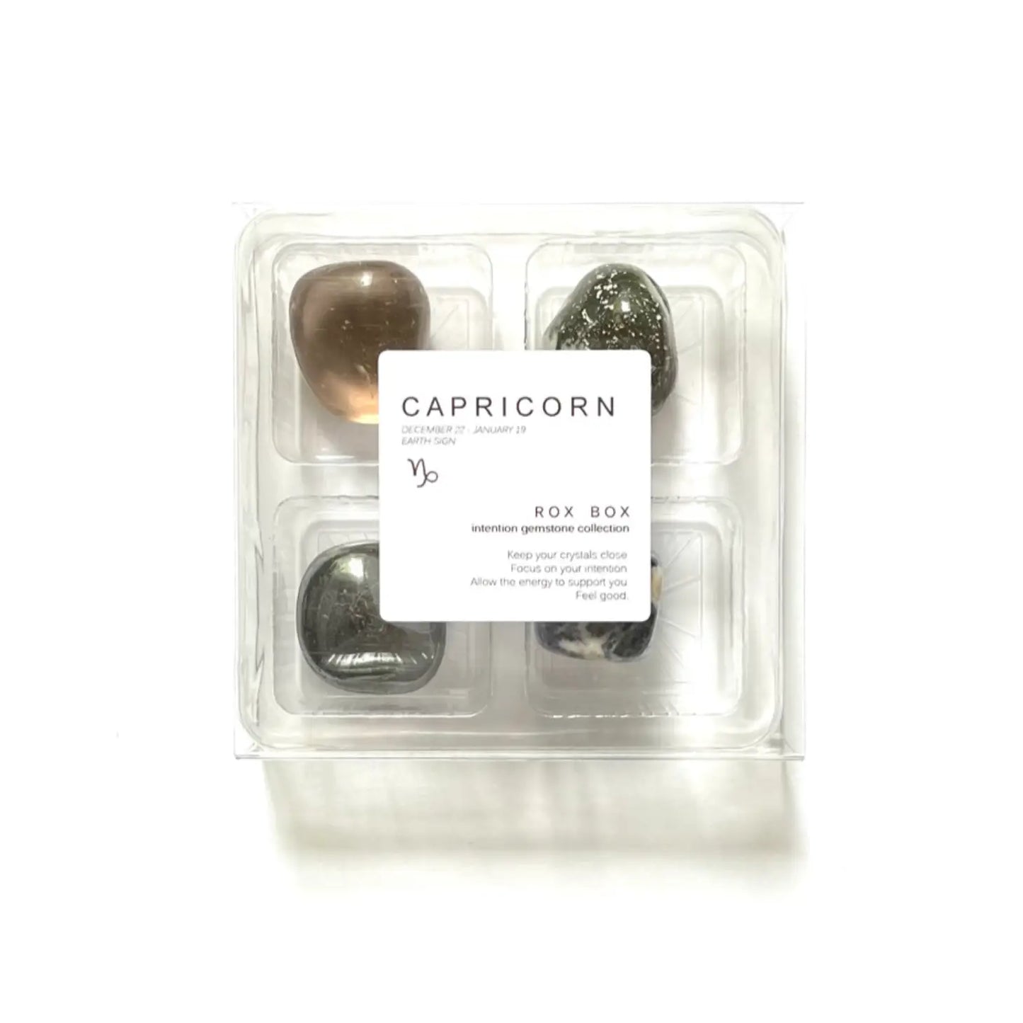 Zodiac Crystal Intention Set - 4 Pack | Capricorn