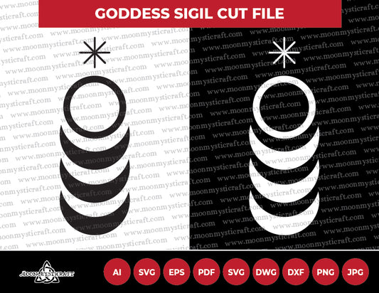 Goddess Sigil Digital Clipart