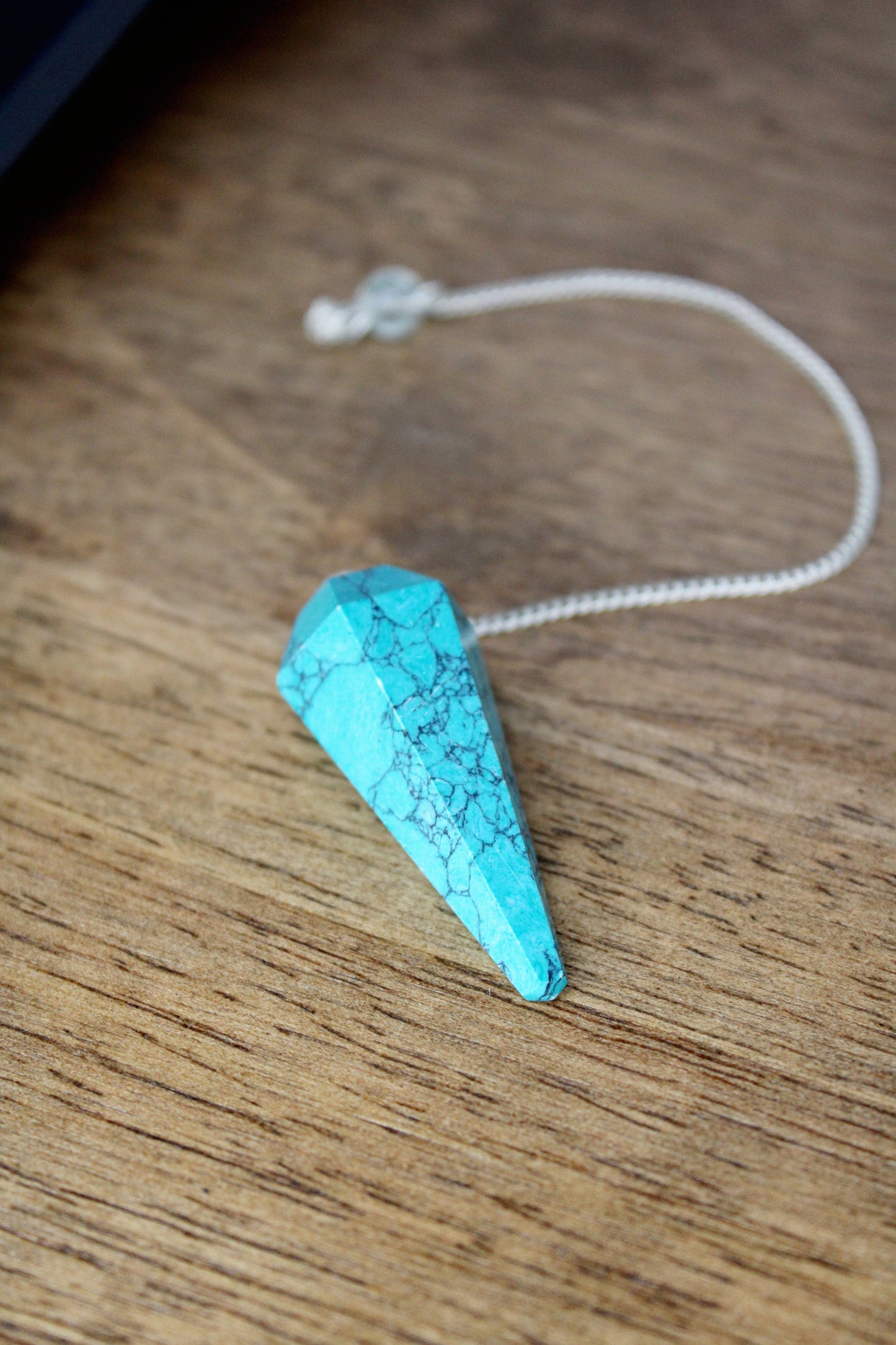 Authentic Turquoise Crystal Pendulum