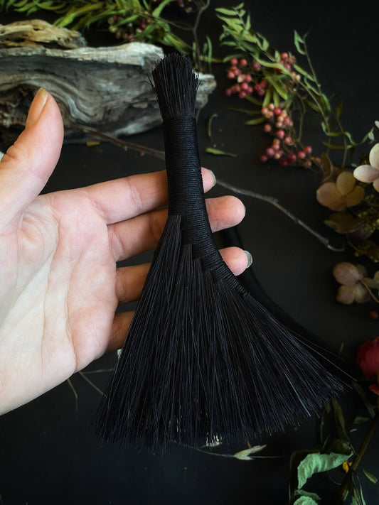Black Altar Brooms | 6- 7” Tampico