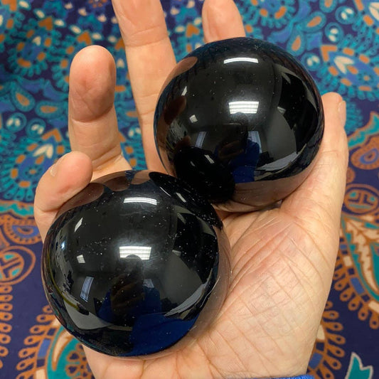 Black Obsidian Sphere (L)