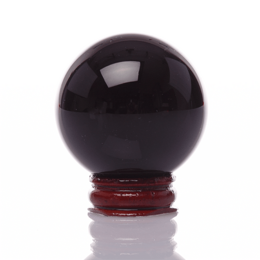 Black Crystal Scrying Gazing Ball