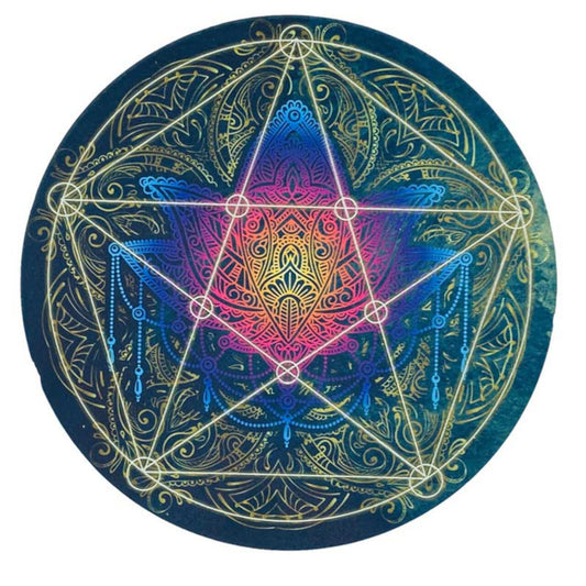 Pentagram Lotus Metatron Pendulum Board